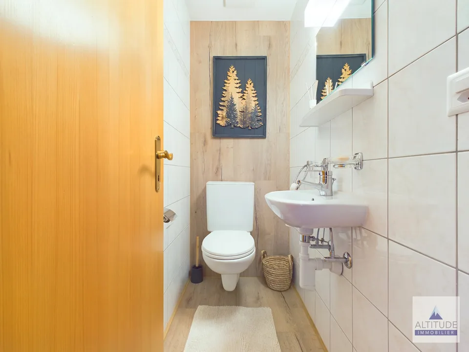Apartment in the village of Mollens, offering a magnificent view of the mountains