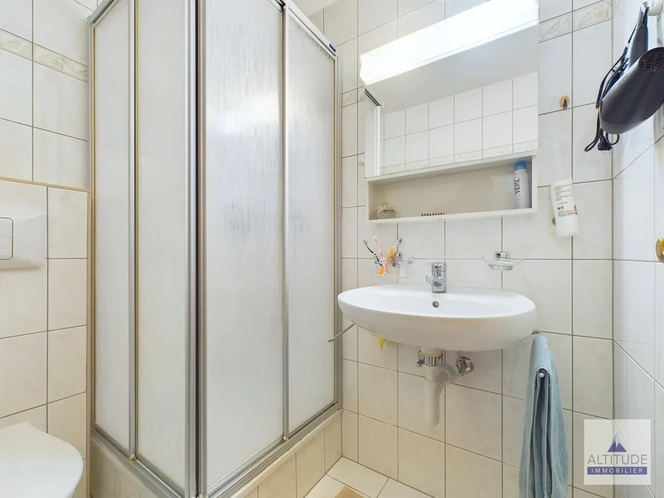 Apartment in the village of Mollens, offering a magnificent view of the mountains