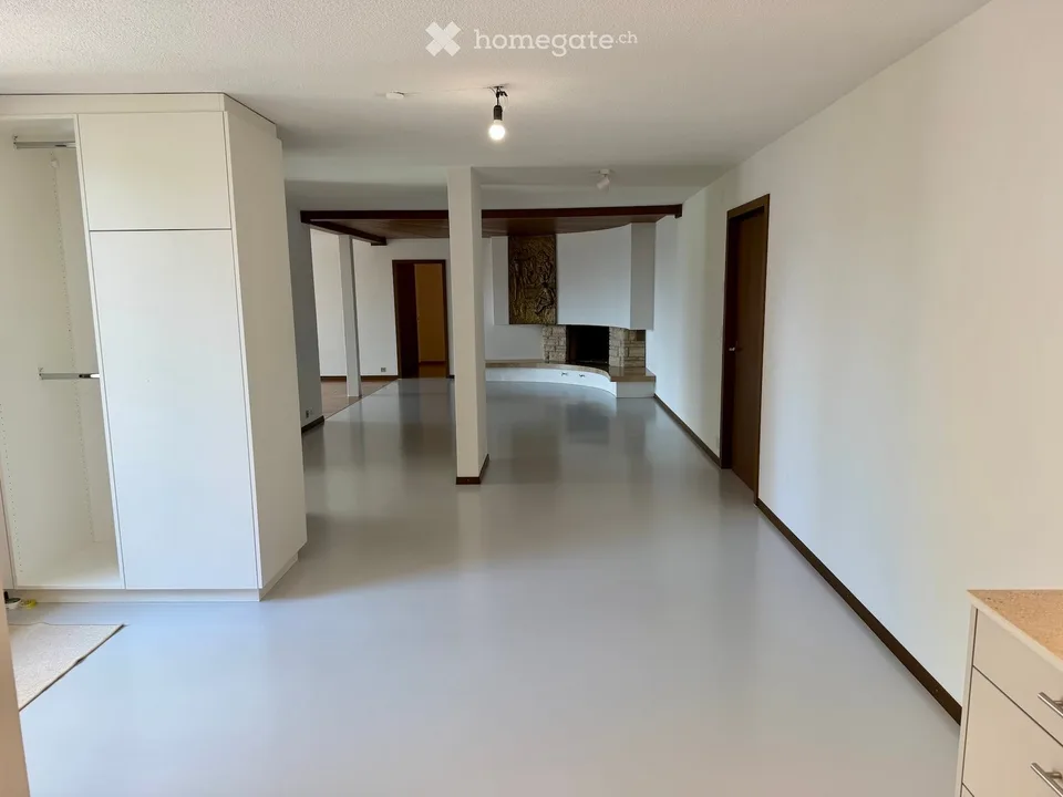 Premium-Wohnen in Ennetbaden: Loftartiges 3.5-Zimmer-Bijou mit Pool, Garten & Weitblick