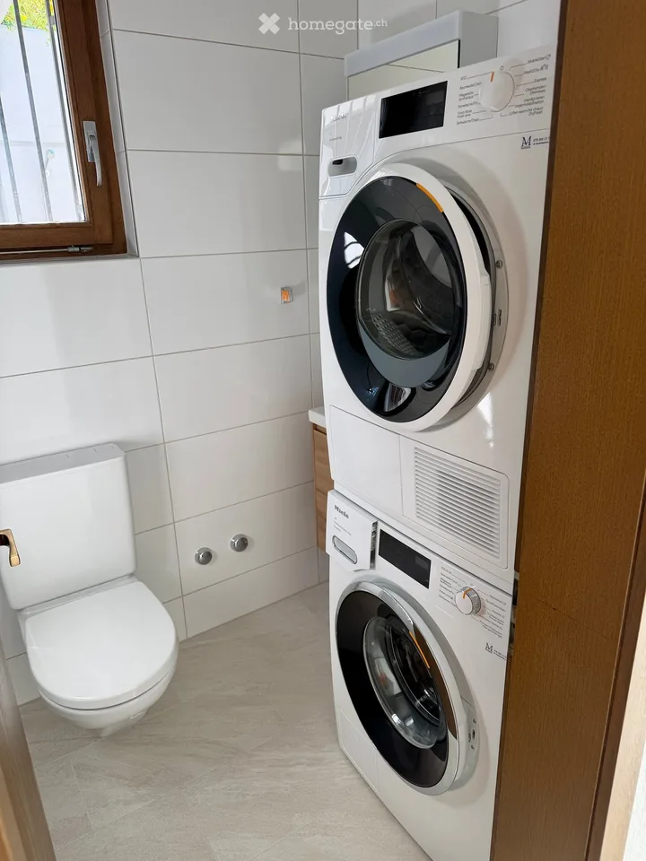 Premium-Wohnen in Ennetbaden: Loftartiges 3.5-Zimmer-Bijou mit Pool, Garten & Weitblick