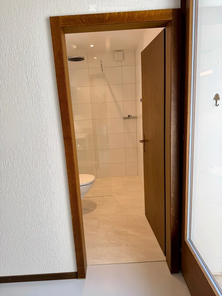 Premium-Wohnen in Ennetbaden: Loftartiges 3.5-Zimmer-Bijou mit Pool, Garten & Weitblick