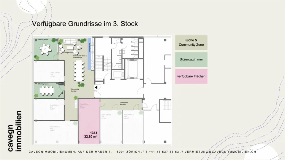 Attractive office and commercial spaces in prime location of Regensdorf