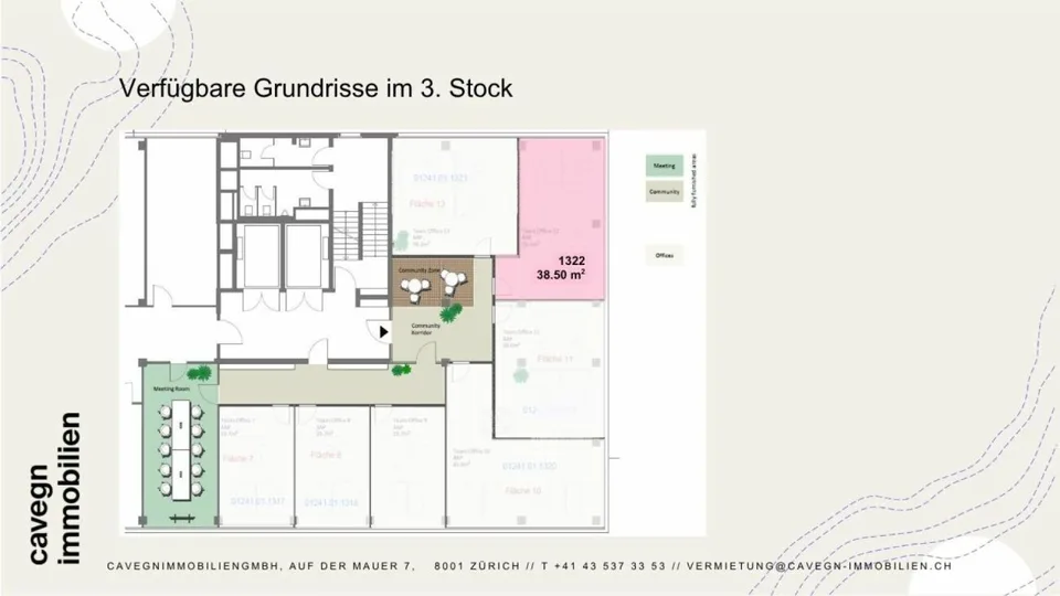 Attractive office and commercial spaces in prime location of Regensdorf