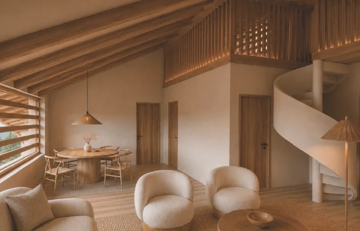 Ein Chalet mit Charakter im Herzen einer natürlichen Umgebung