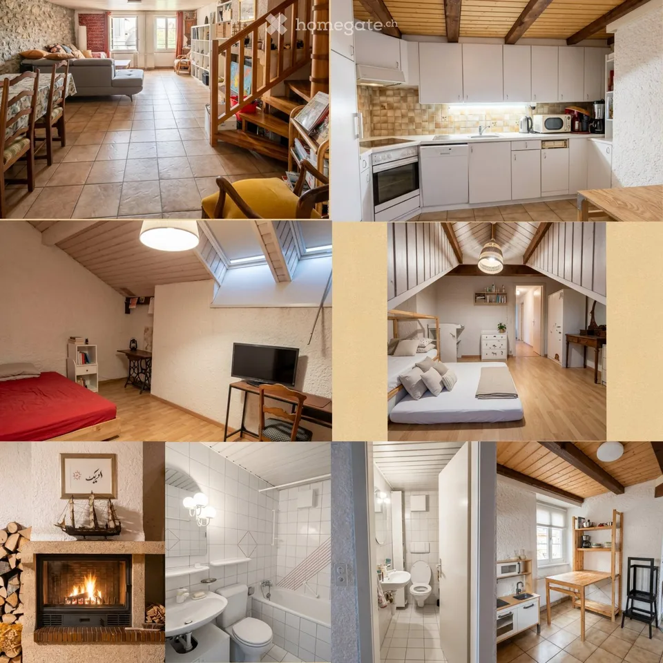 3,5 Zimmer-Duplexwohnung im Zentrum von Pully