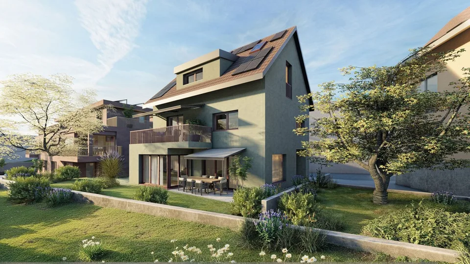 Modern 6.5-room house with garden in Lengnau for sale