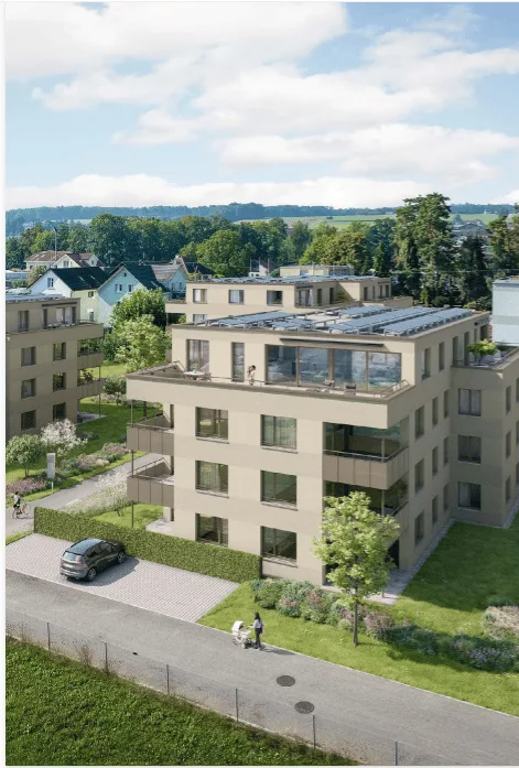 ERSTVERMIETUNG - Neubau, EIGENTUMSSTANDARD, moderne 2.5-Zimmer-Wohnung