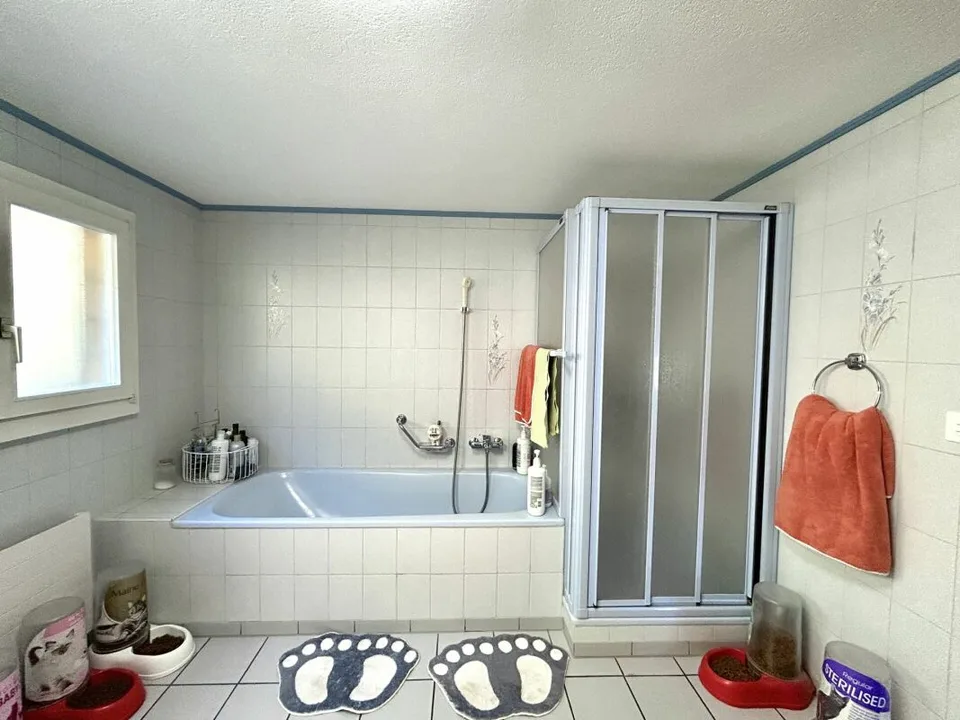 Maison unifamiliale modernisée avec extension de nouvelle construction de haute qualité et 3 places de parking !