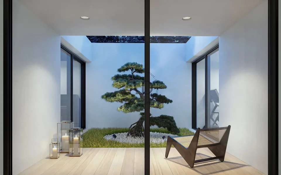 Maison neuve contemporaine