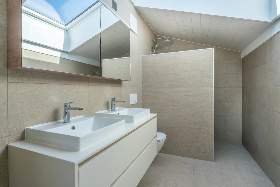 Semi-detached house with 4 bedrooms, magnificent view of the fields and the Alps