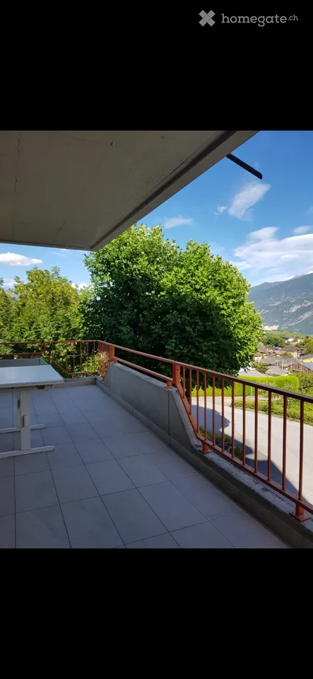 Charmant 3.5 pces avec grande terrasse à louer à Savièse