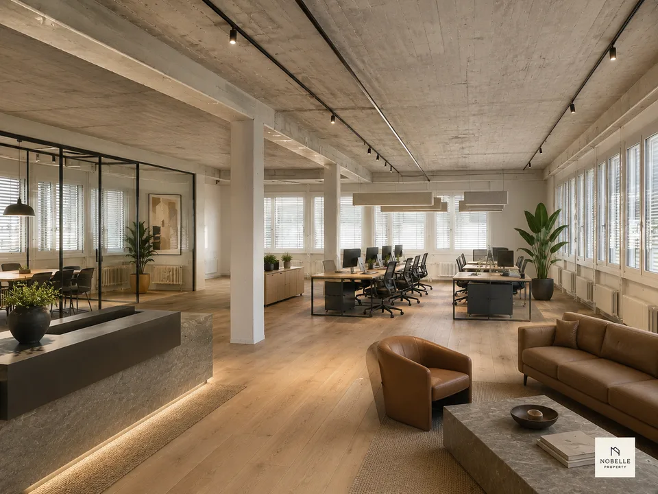 Your new company headquarters in RhyTech: 283 m² with expansion potential to around 566 m²