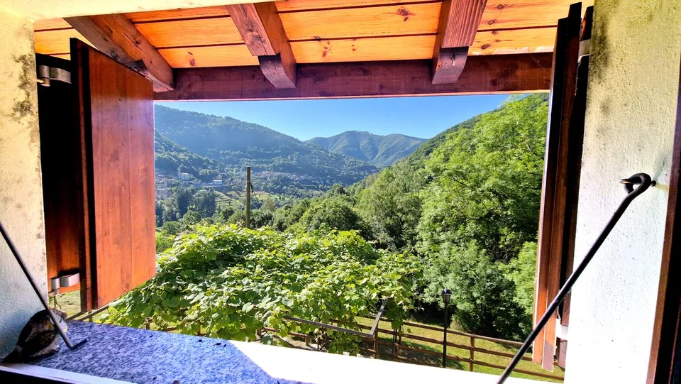 Casa ticinese 5,5 nella pace della natura con meraviglioso panorama.