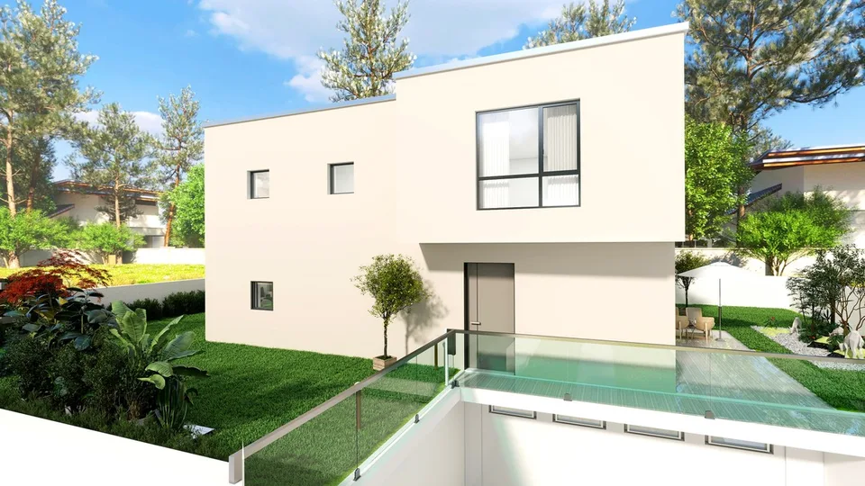 Nuove case 4,5 di medio-alto standing con giardino in edificazione.