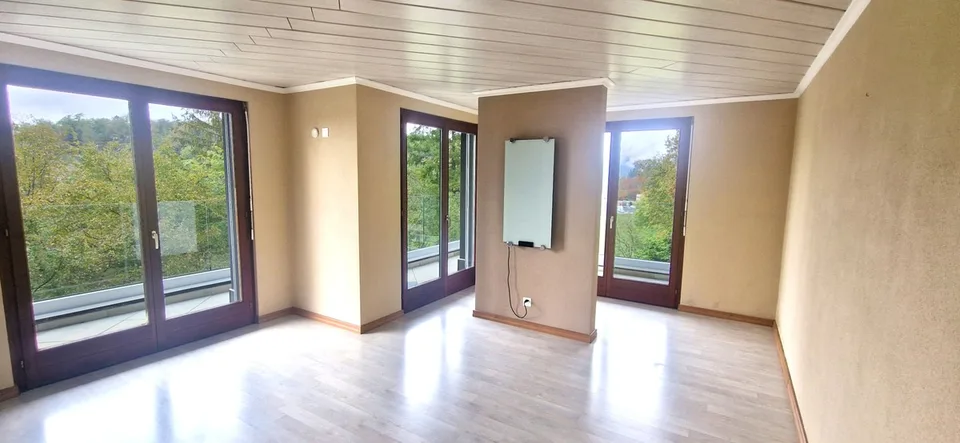 Duplex 4,5 in Doppelhaushälfte mit Panorama, privatem Garten und Grotte.