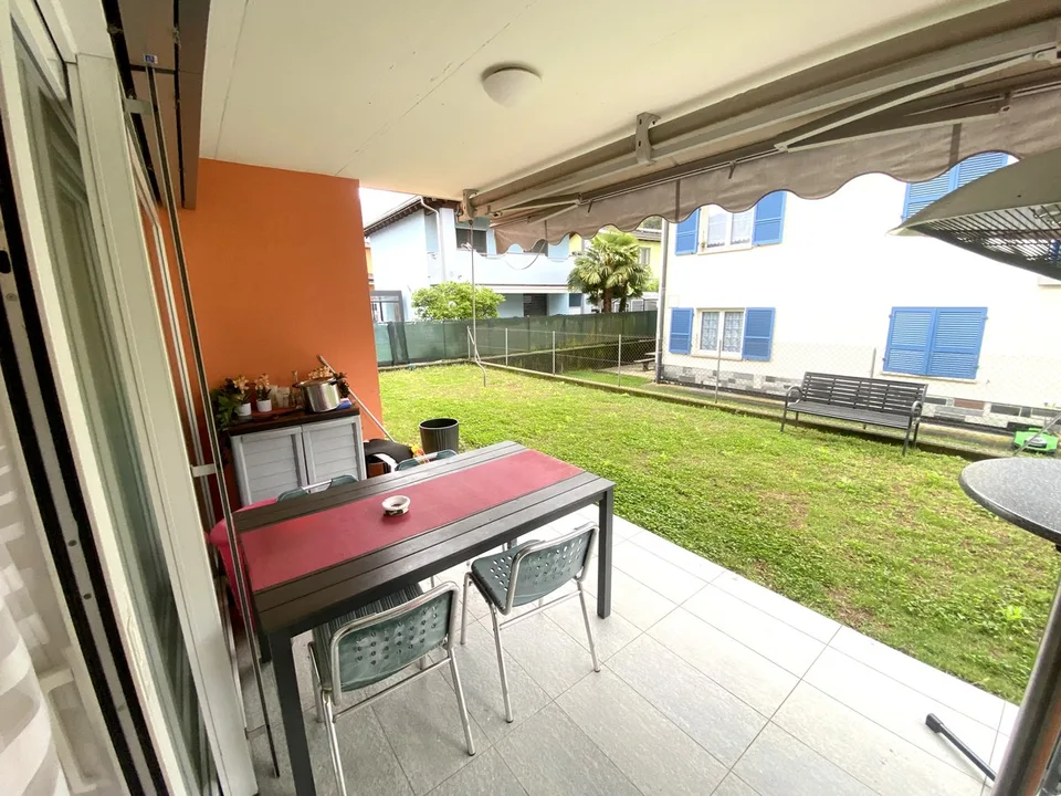 Schönes 4,5-Zimmer-Apartment mit privatem Garten in Cadenazzo