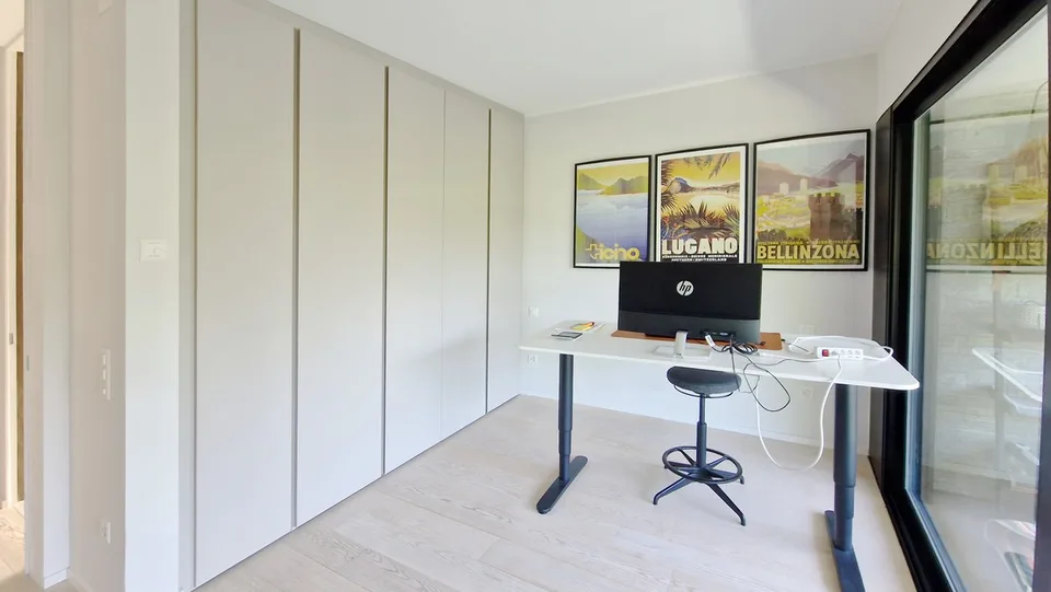 Wunderschönes Appartement 4,5 von Mario Botta mit großer Terrasse und Talblick