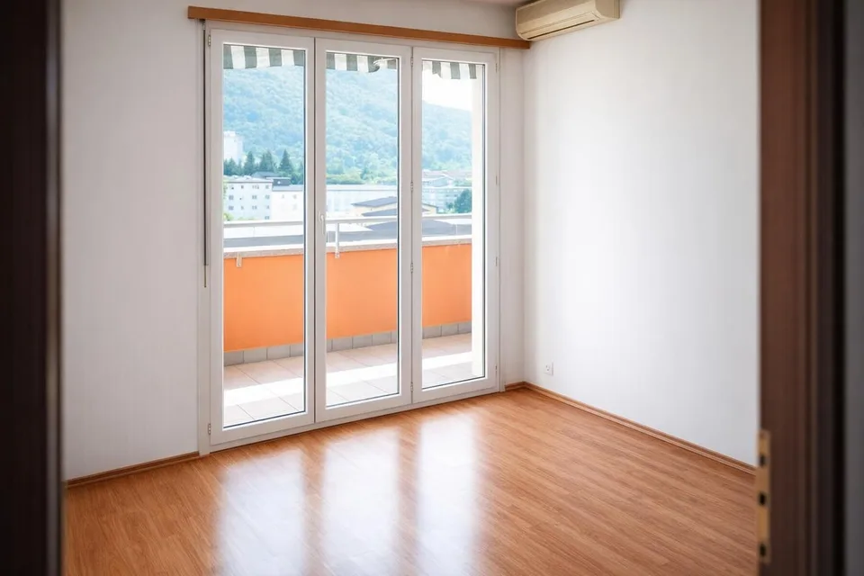 Sechster Stock 4,5 renoviert mit sehr großer Panoramaterrasse.