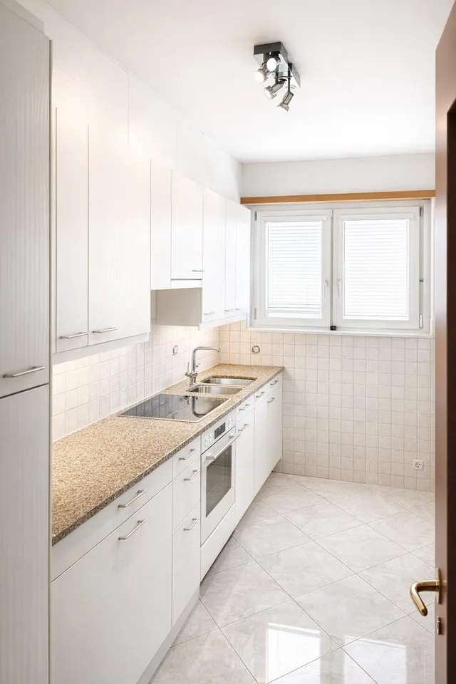 Sechster Stock 4,5 renoviert mit sehr großer Panoramaterrasse.