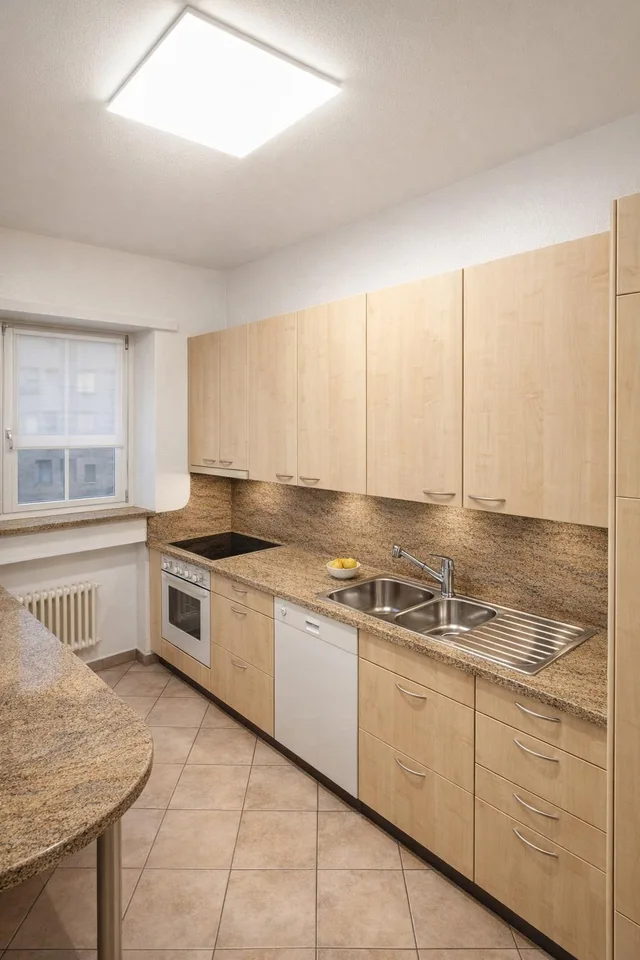 Appartement mit 7 Zimmern renoviert mit großen Räumen und Balkonen