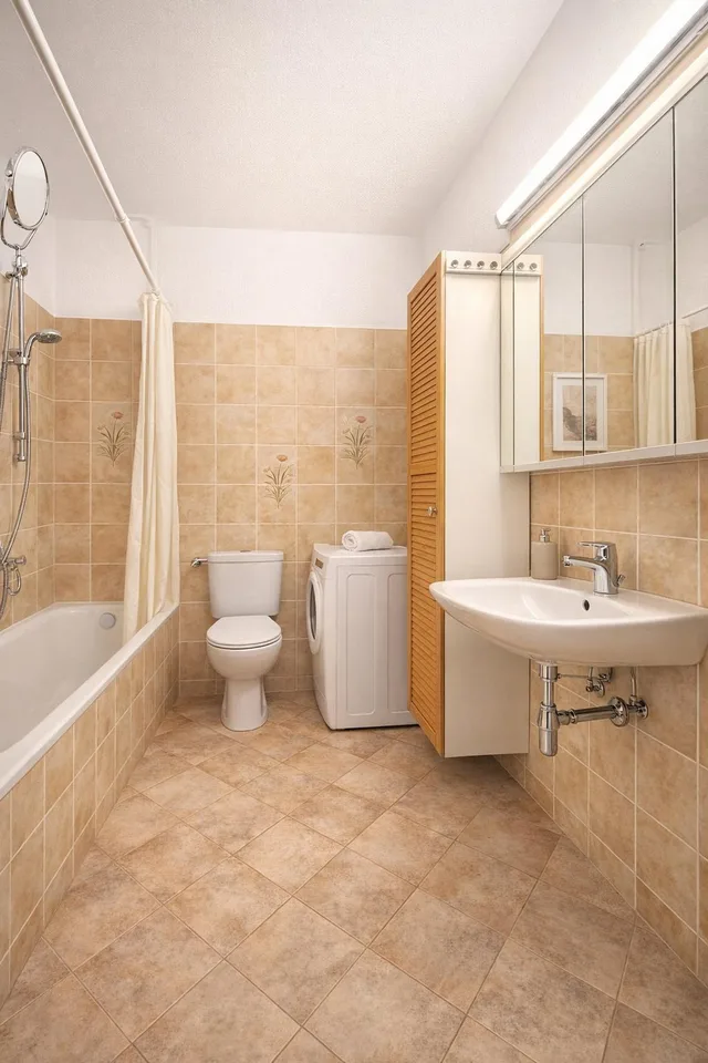 Appartement mit 7 Zimmern renoviert mit großen Räumen und Balkonen