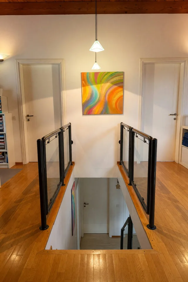 Schönes großes Duplex mit 5,5 Zimmern, Panoramaterrasse und Kamin
