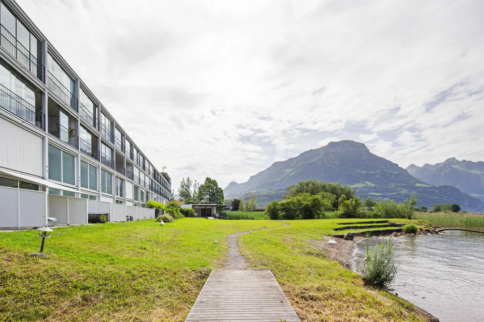 Residenza sul lago con spiaggia privata