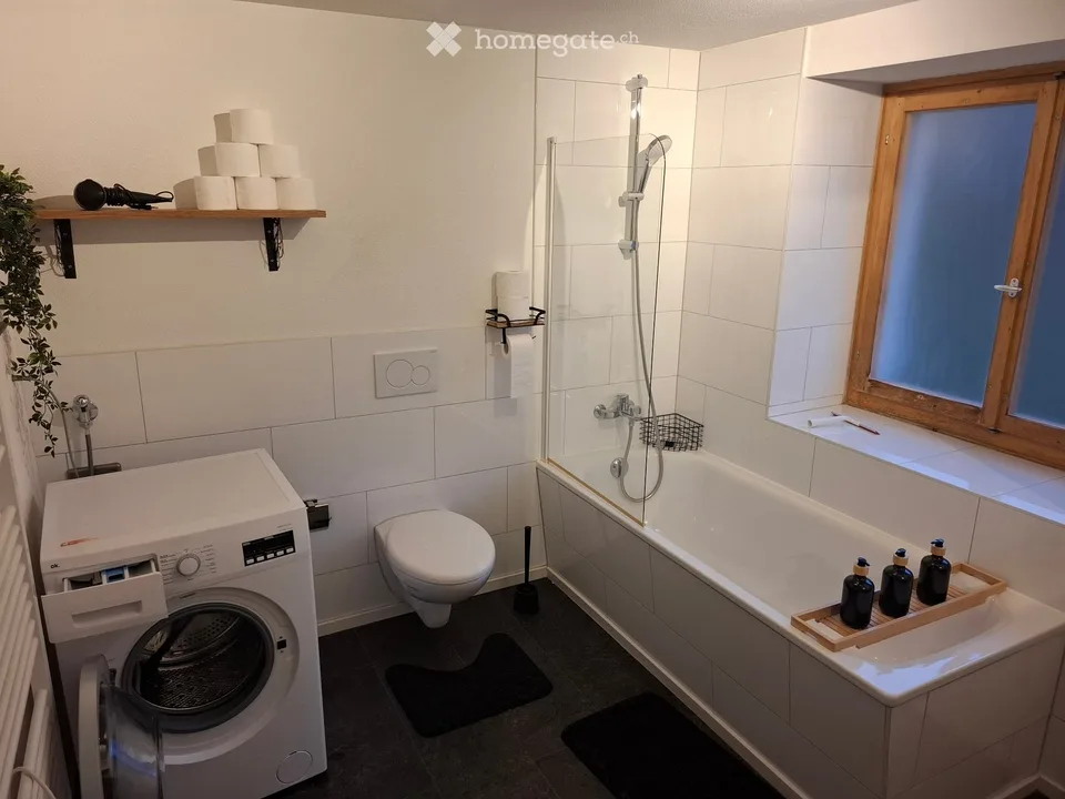 Appartement de 3,5 pièces meublé lumineux à louer temporairement