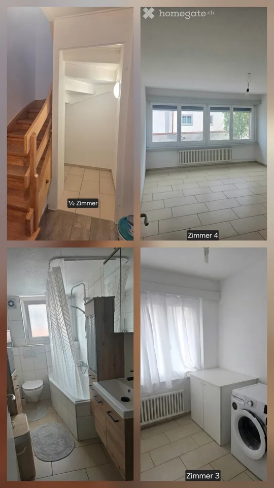 Maisonette 4.5 Locali con Balcone & Cucina Nuova