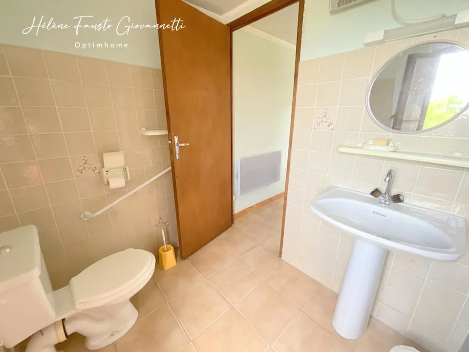 Appartement 3 pièces avec jardin privatif, terrasse vue montagne et