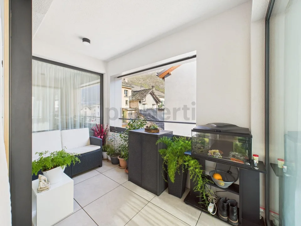 Helles und gemütliches 3.5-Zimmer-Apartment in Biasca - Residenza al Mulino