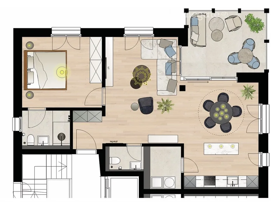 Moderne 2.5-Zimmer-Wohnung im Zentrum von Sarnen