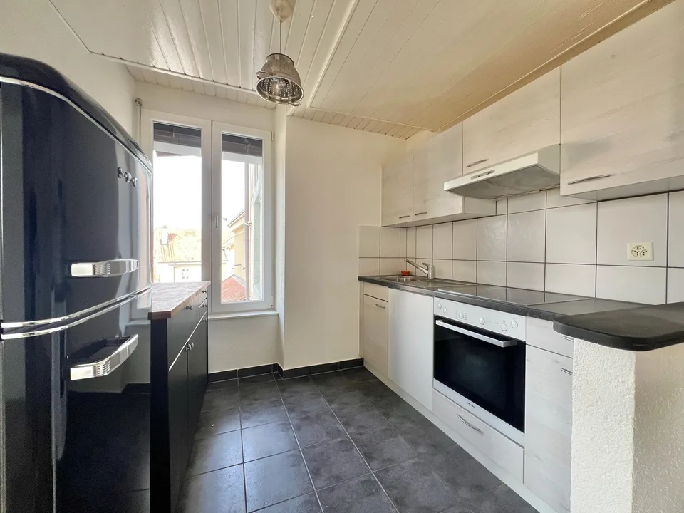 Atypical large 2.5-room apartment with large terrace