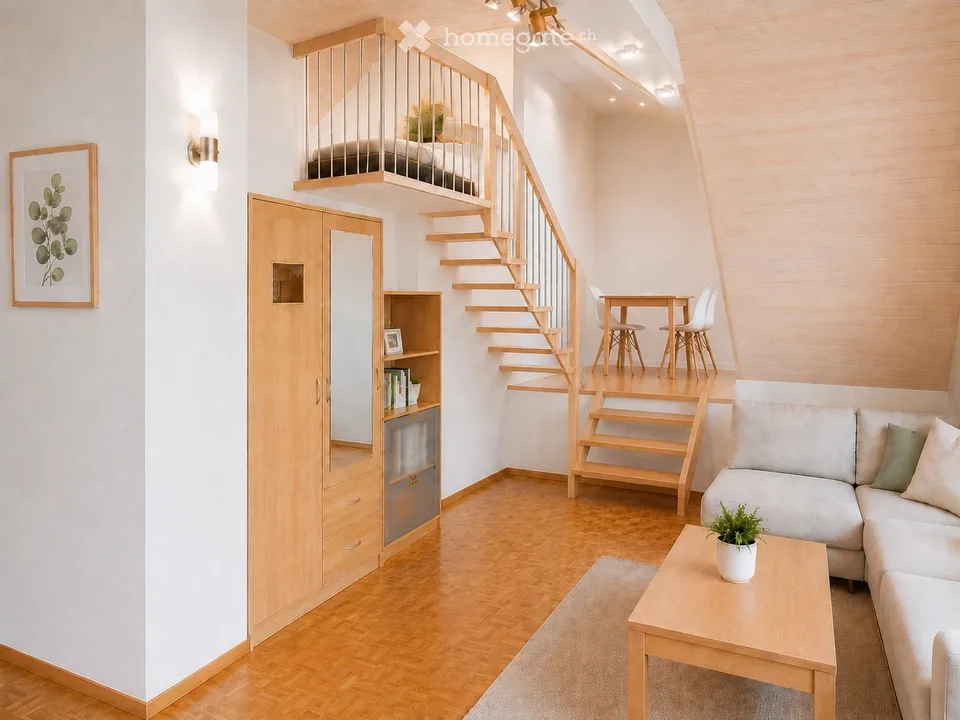 Charmante 2.5-Zimmer-Wohnung in Muri AG – Ruhige Lage mit schöner Aussicht