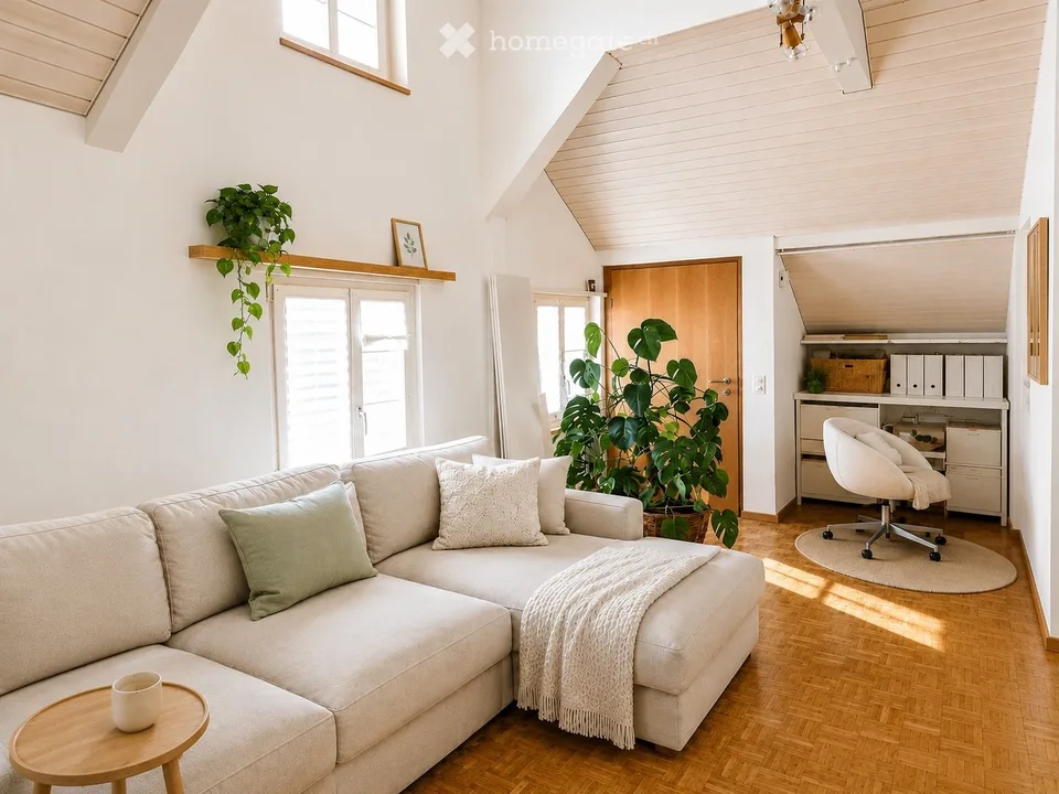 Charmante 2.5-Zimmer-Wohnung in Muri AG – Ruhige Lage mit schöner Aussicht