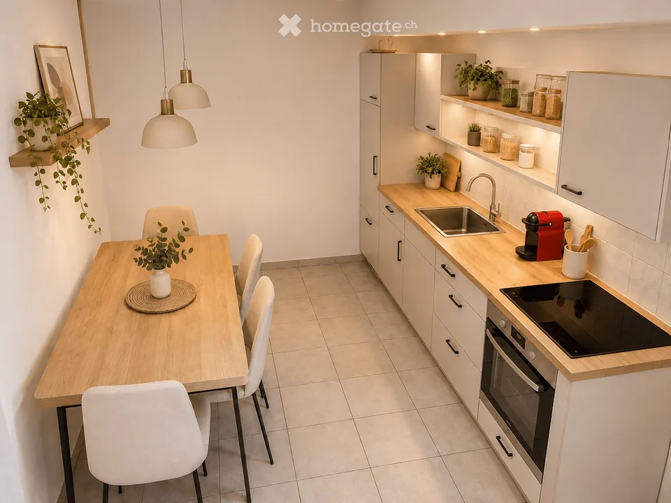 Charmante 2.5-Zimmer-Wohnung in Muri AG – Ruhige Lage mit schöner Aussicht