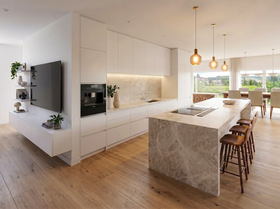 Exklusives 6.5-Zimmer Neubau-Reiheneinfamilienhaus B.1 mit hochwertigem Ausbau - Oberkulm AG