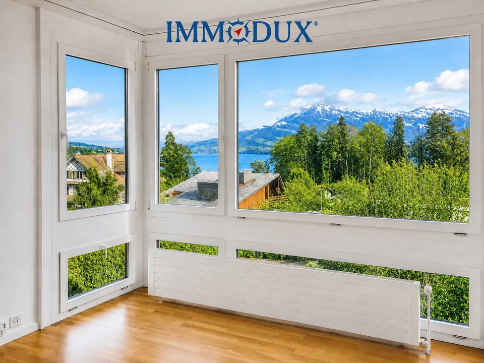 Occasion rare à Kastanienbaum – Villa sur un terrain spacieux avec vue sur le lac et les montagnes