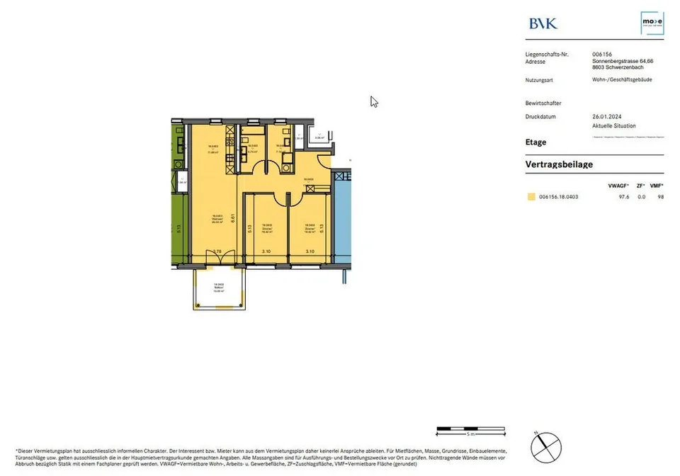 3.5-Zimmer-Wohnung im Vieri Quartier