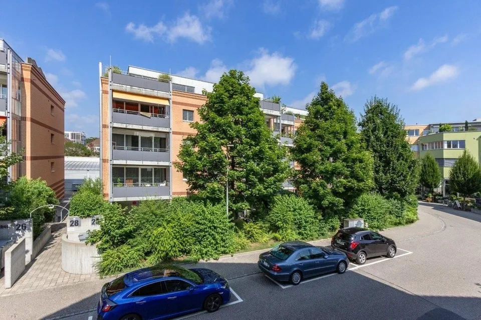 Sonne tanken auf dem grossem Balkon!