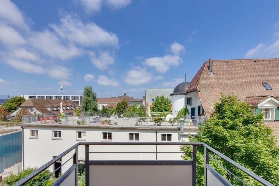 Sonne tanken auf dem grossem Balkon!