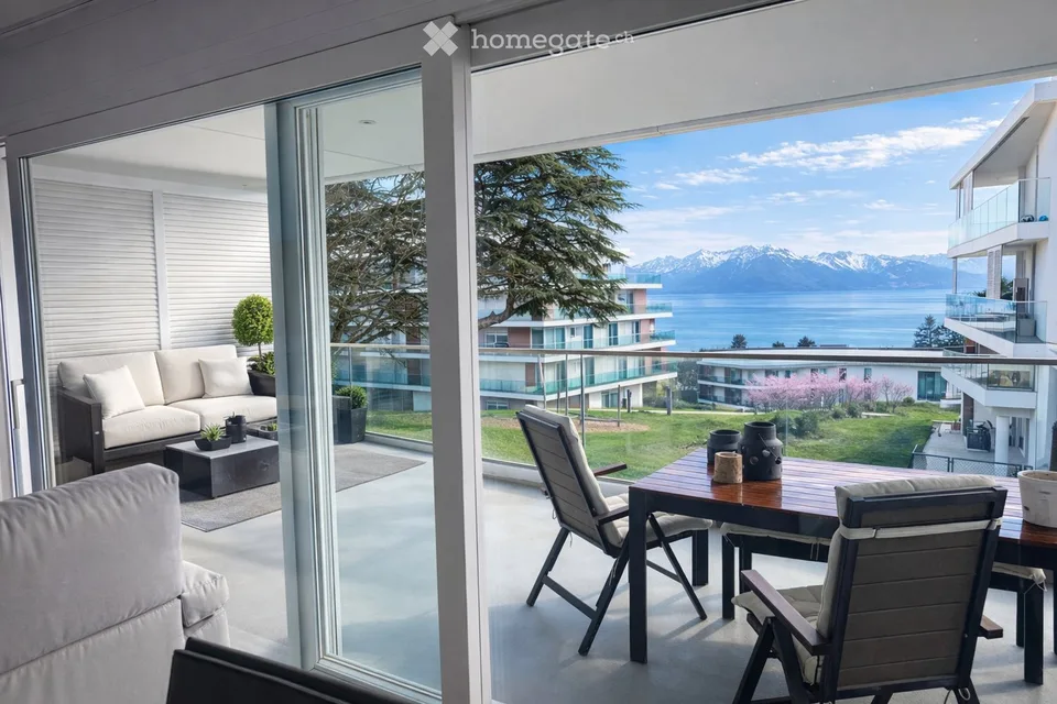 Appartement moderne de 4.5 pièces avec vue sur le Lac au Mont-sur-Lausanne