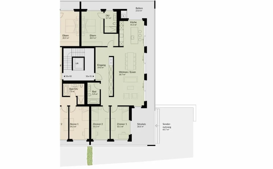 156 m² | 4.5-Zi.-Eigentumswohnung | Heerenberg | Erstbezug