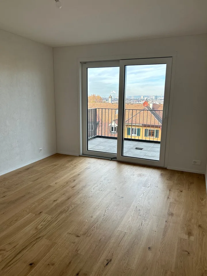 Neubau (2025): 5.5 Zimmer Maisonette - Wohnung mit grosser Terrasse und Aussicht auf Basel