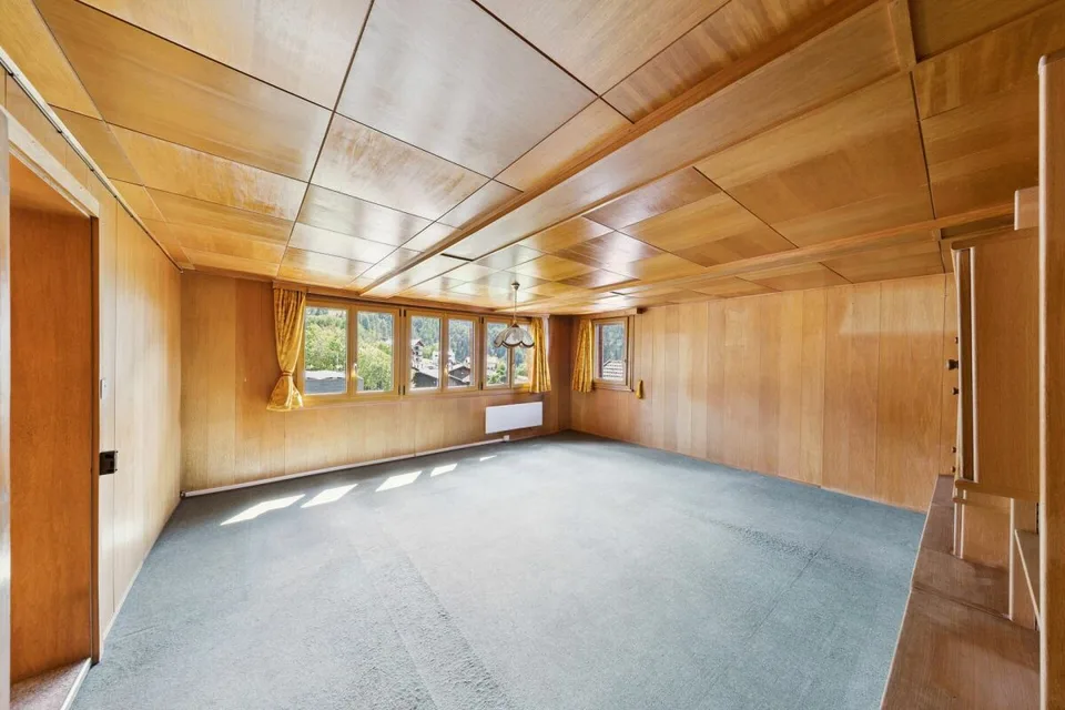 Heimelige 3,5-Zimmerwohnung mit Ausbaureserve in Bürchen VS