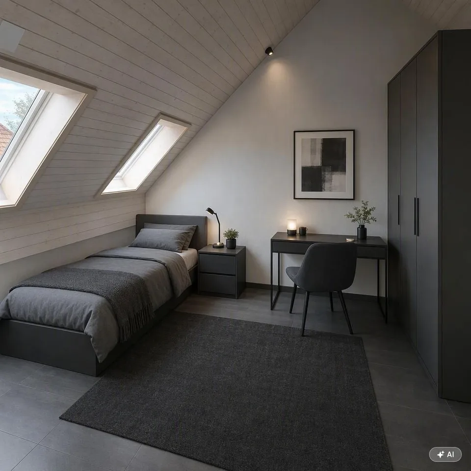 Appartement en attique de 3,5 pièces avec beaucoup de charme