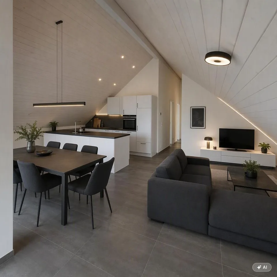 3.5 Zimmer Attikawohnung mit viel Charme