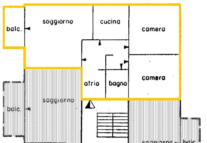 Luminoso appartamento di 3.5 locali con balcone a Vezia