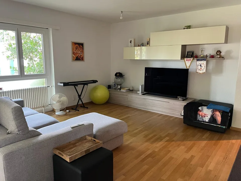 Massagno – Geräumige 3.5-Zimmer-Wohnung renoviert mit Schwimmbad