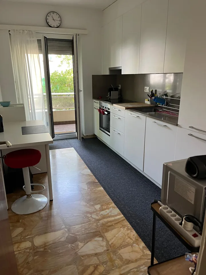 Massagno – Geräumige 3.5-Zimmer-Wohnung renoviert mit Schwimmbad